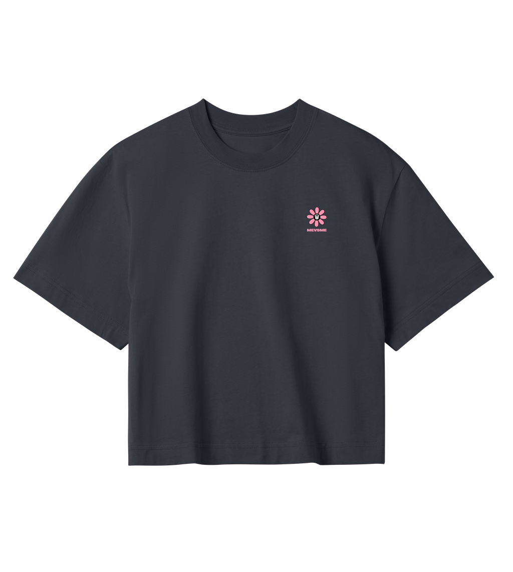 Womens Crop Top - Pre Wod Stress Syncdrome - Black