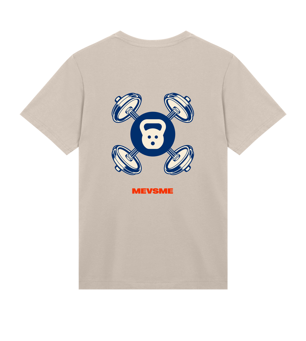 Barbell Logo T-Shirt - Sand