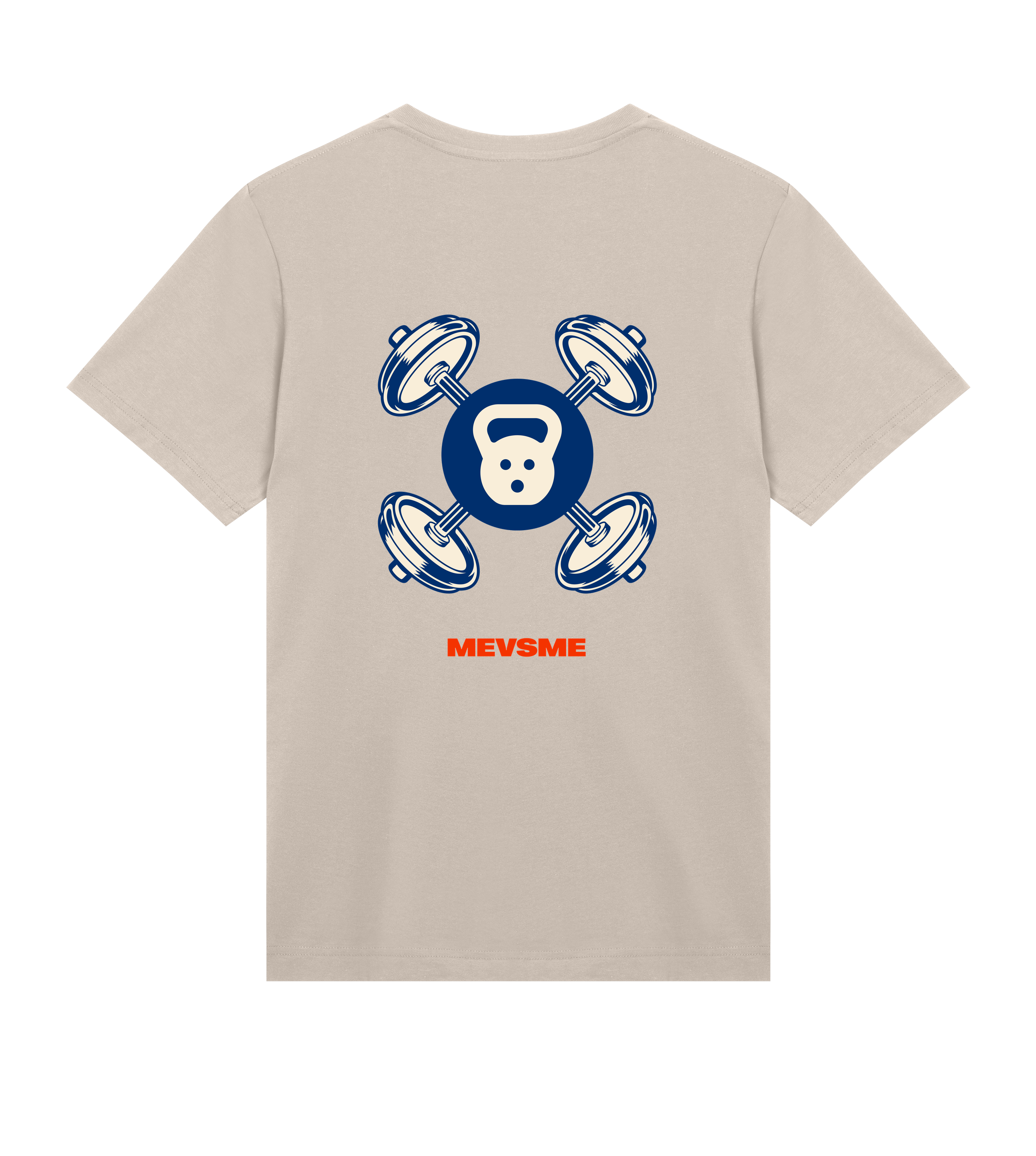Barbell Logo T-Shirt - Sand